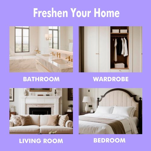 Cactus Freshener | Lavender Air Freshener for Home - Odor Eliminator, 120 Days, 2 Pack, Cute Decor