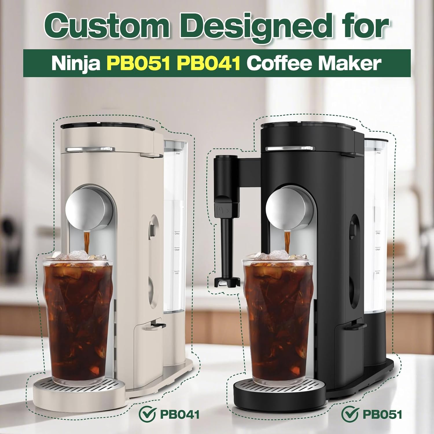 Ninja Disposable Coffee Filters - Unbleached Paper for PB051 & PB041 Single Serve Makers | 150 PCS