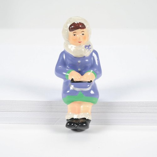 Department 56 | Original Snow Village People Sitting Figurine Set - Multicolor, Various Sizes