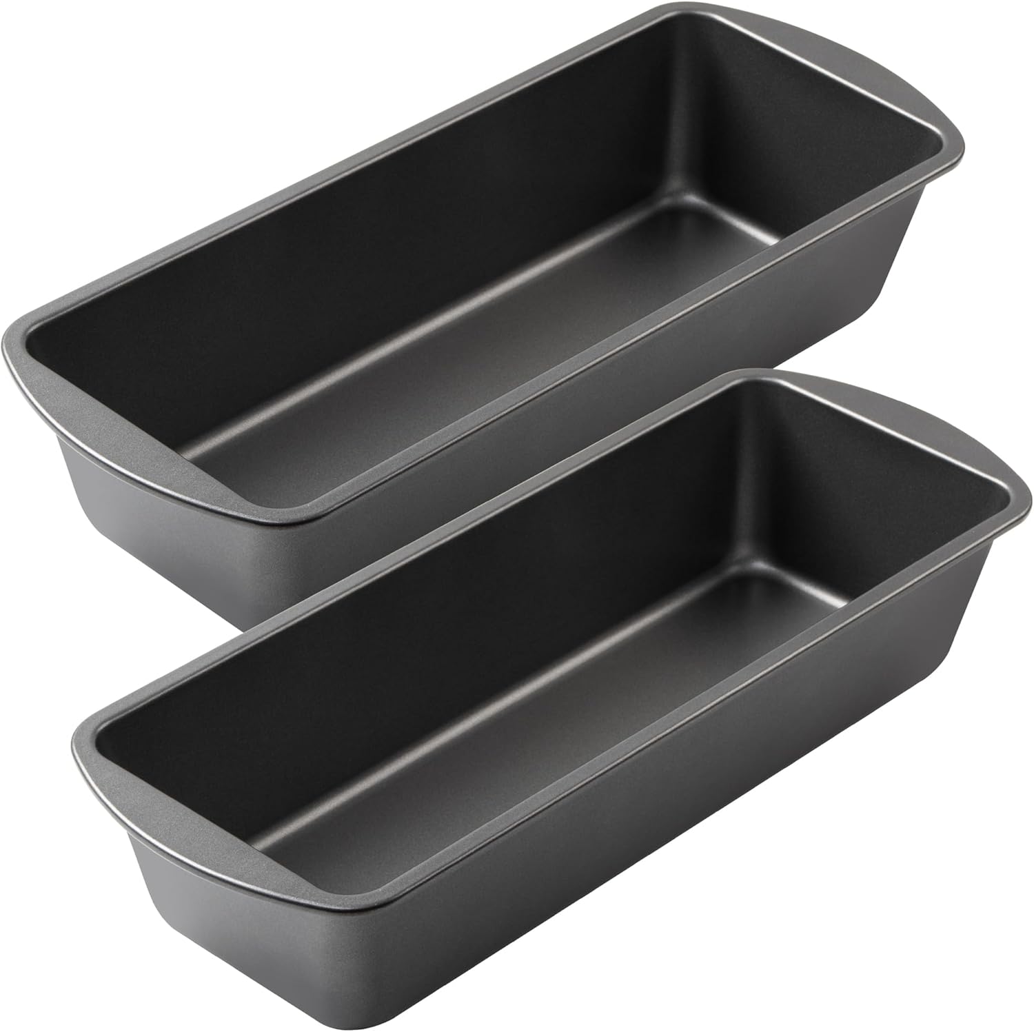 Tiawudi Extra Large Nonstick Bread Pan Set - 13" x 5" Rectangular Loaf Tins for Perfect Baking