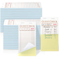 Seajan 50 Pack Guest Check Pads Server Note Pads 3.5 x 6.7 Inch Guest Check Book for Servers 2 Part Carbonless Waiter Notepad Food Order Tickets for Bar Cafe Restaurant, 2500 Total Tickets (Coffee)