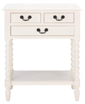 Safavieh Home Collection Athena Distressed White 3-Drawer Console Table