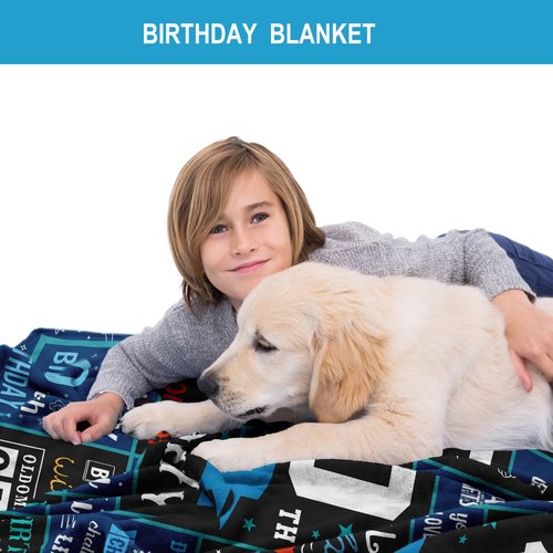 Jepufo 10 Year Old Boy Gifts, Gifts for 10 Year Old Boys, Birthday Gift for 10th Boys, Coolest Presents for 10th Birthday Decorations Blanket 50"X60"