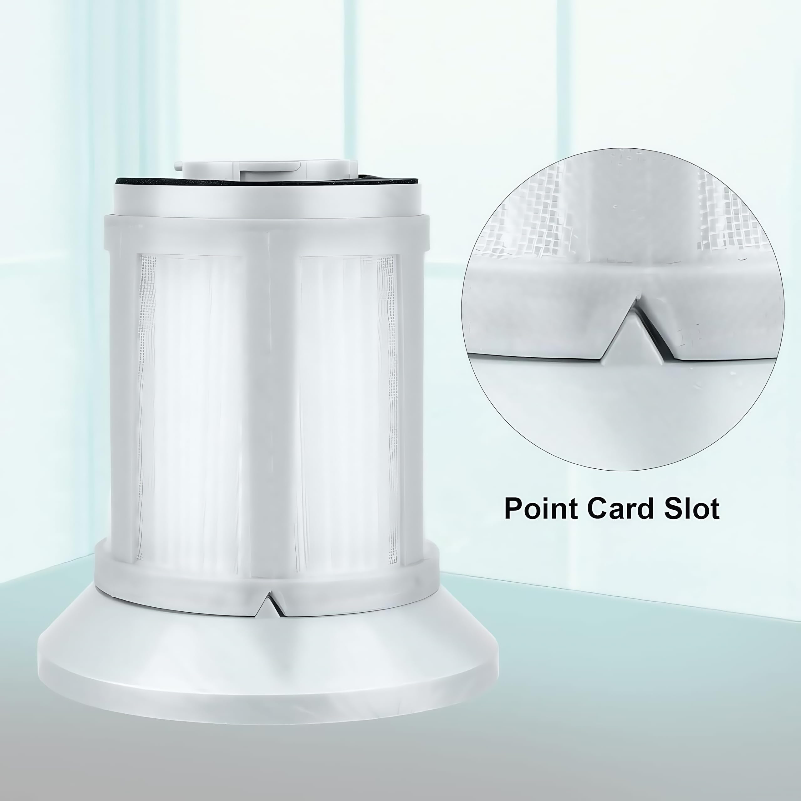 Vacuum Filter Replacement for Bissell 2156A 1665 16652 1665W 21562 2156E Zing AeroSwift Powerforce Bagless Canister Vacuum, Compare to Part #1613056, 2 Filters and a Brush