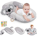 Koala 4-in-1 Tummy Time Mat - Educational Play Mat & Sitting Support for Infants 0-12 Months