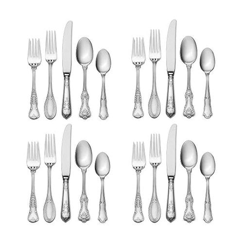 Wallace Hotel 20-Piece 18/10 Stainless Steel Flatware Set, Service for 4