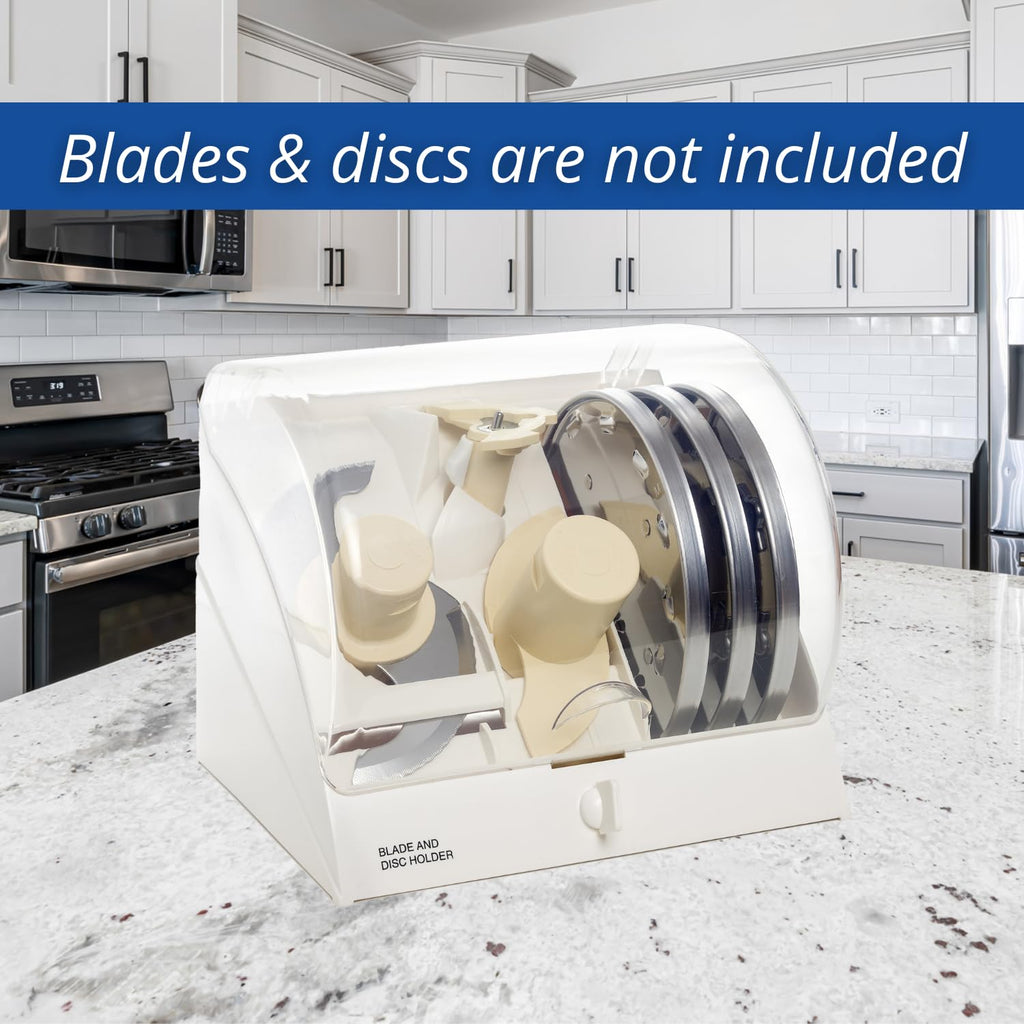 Cutting Blade and Disc Holder Storage for Cuisinart Food Processor Accessories BDH-2 (fits blades for DFP-11, DFP-14, DLC-10C, DLC-10S, DLC-10SY, DLC-10SYP1, DLC-2011, DLC-2014, DLC-8S and DLC-8SY)