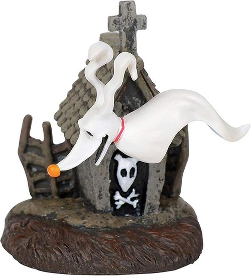 Department 56 Nightmare Before Christmas Zero Figurine with Dog House | 2-Inch Collectible