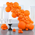PartyWoo Orange Balloon Arch Kit - 127pcs in Various Sizes for Thanksgiving & Halloween Celebrations