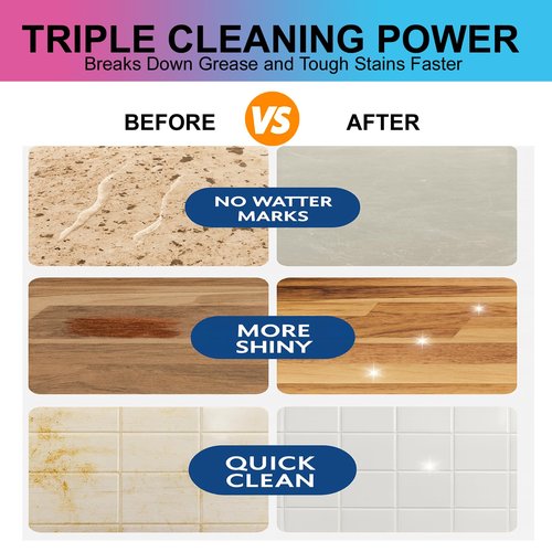 JXXAMZ33 Tineco Cleaning Solution Compatible – 4 Pack (500ml Each, 2L Total) Tineco Floor Cleaner Refill, Multi-Surface Floor Cleaning Solution for iFloor & Floor One, Residue-Free & Pet Safe