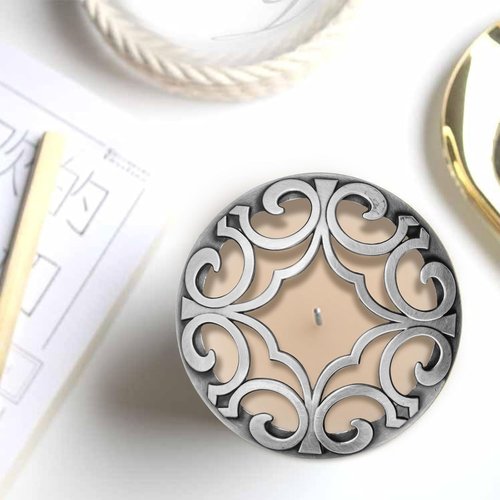 MrMrKura Candle Toppers - 2 Pcs Metal Covers for Even Burning | Perfect Gift for Women