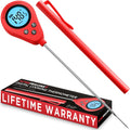 Alpha Grillers Instant Read Meat Thermometer - Digital Cooking Thermometer for Perfectly Cooked Meat | Fast Probe Design