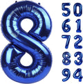 Number 8 Balloon - Night Blue 40 Inch Birthday Decoration for Girls | Perfect 8th Birthday Party Supplies