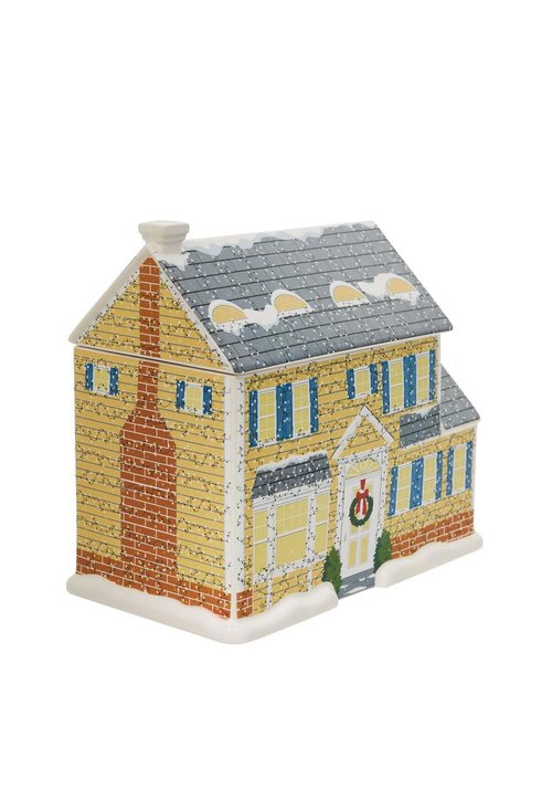 Department 56 National Lampoon's Christmas Vacation the Griswold House Sculpted Canister Cookie Jar, 13.78 Inch, Multicolor