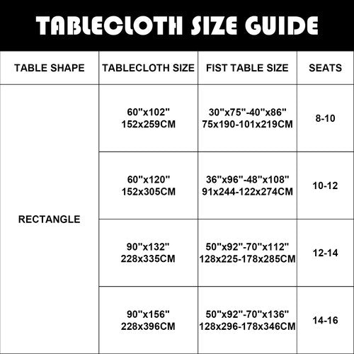 6 Pack White Tablecloth 90 x 156 Inch Table Cloth for 8 Foot Rectangle Tables, Wrinkle Resistant Washable Polyester Fabric Table Covers for Party, Wedding,Dining,and Banquet