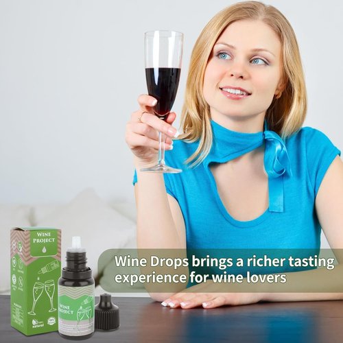 Wine Sulfite Remover Drops, Clerona Wine Filter Drops, Wine Filters for Histamines and Sulfite, the Wine Purifier, Naturally Eliminate Wine Sensitivities and Allergies, (Bottle of 1)