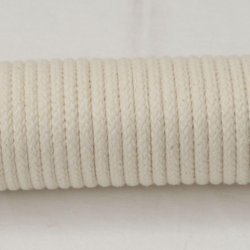 Household Essentials All-Purpose Cotton Clothesline Rope, 100, Off White