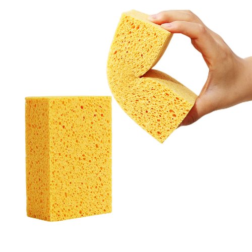 Natural Sponges Kitchen,2" Thick Extra Large Heavy Duty Scrub Sponges,Household Cleaning Sponge for Dishes,Cookware (15x10x5cm,2 Pcs)