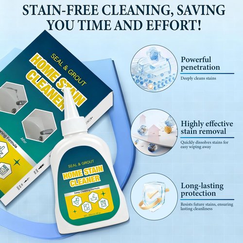 VOYOCUGE Home Stain Cleaner-7 OZ Fast-Acting All-Purpose Deep Cleaning Gel for Bathroom, Kitchen, Laundry & Room, For Targets Tile Gaps, Washing Machine Seals, Fridge Rubber, Wall & Shower Stains