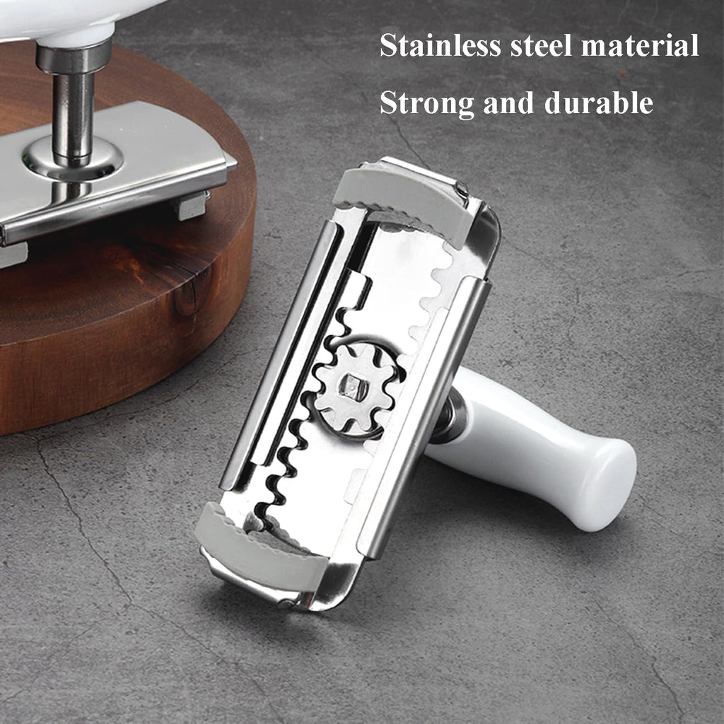 Skiennix Jar Opener for Seniors - Easy Twist Adjustable Lid Gripper | Perfect for Arthritis & Weak Hands (Wood Handle)