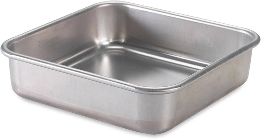 Nordic Ware Square Cake Pan - Natural Aluminum Construction | 9 x 9 Inch Size
