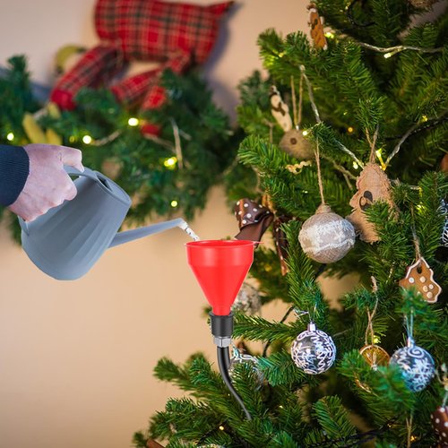 Christmas Tree Watering Funnel,Adjustable Christmas Tree Watering System with Long Funnel Spout Tree Watering Device Plant Watering Tool for Large Indoor Outdoor Trees