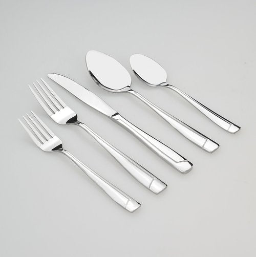 Cand 80 Piece Stainless Steel Flatware Set, Service for 16