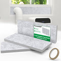 Forestchill Double Layer Insulation Foam Panels for Portable Air Conditioner Window Vent Kit, Insulates Summer Heat & Noise from Outside, Easy Cut to Size, 3 Pcs Fits up to 50 Inch