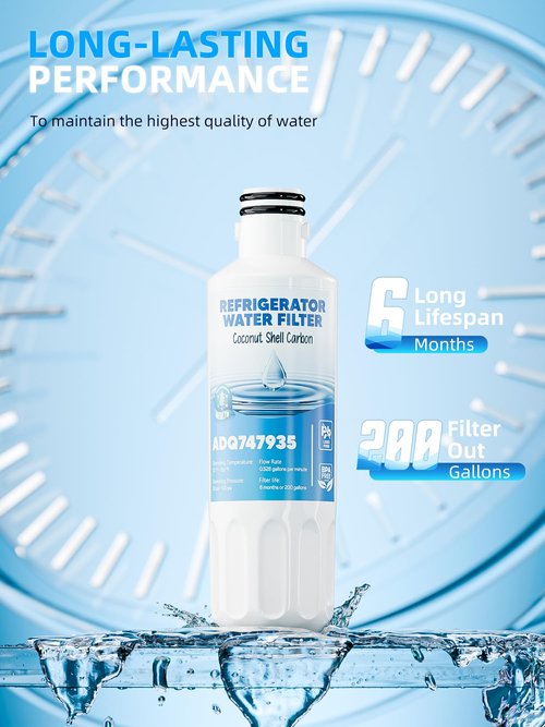 LT1000P Water Filter Replacement Fit for L-G Lt1000P/PC/PCS Compatible with L-G Models ADQ747935, ADQ74793501/02, MDJ64844601, LFXS26973S, LMXS30796S Water Filters, 3Packs By AVXBYR