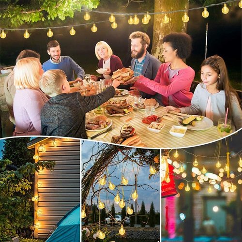 Globe String Lights - 49.2 Feet 100 LED Fairy Lights with Remote Timer | Indoor/Outdoor Decor