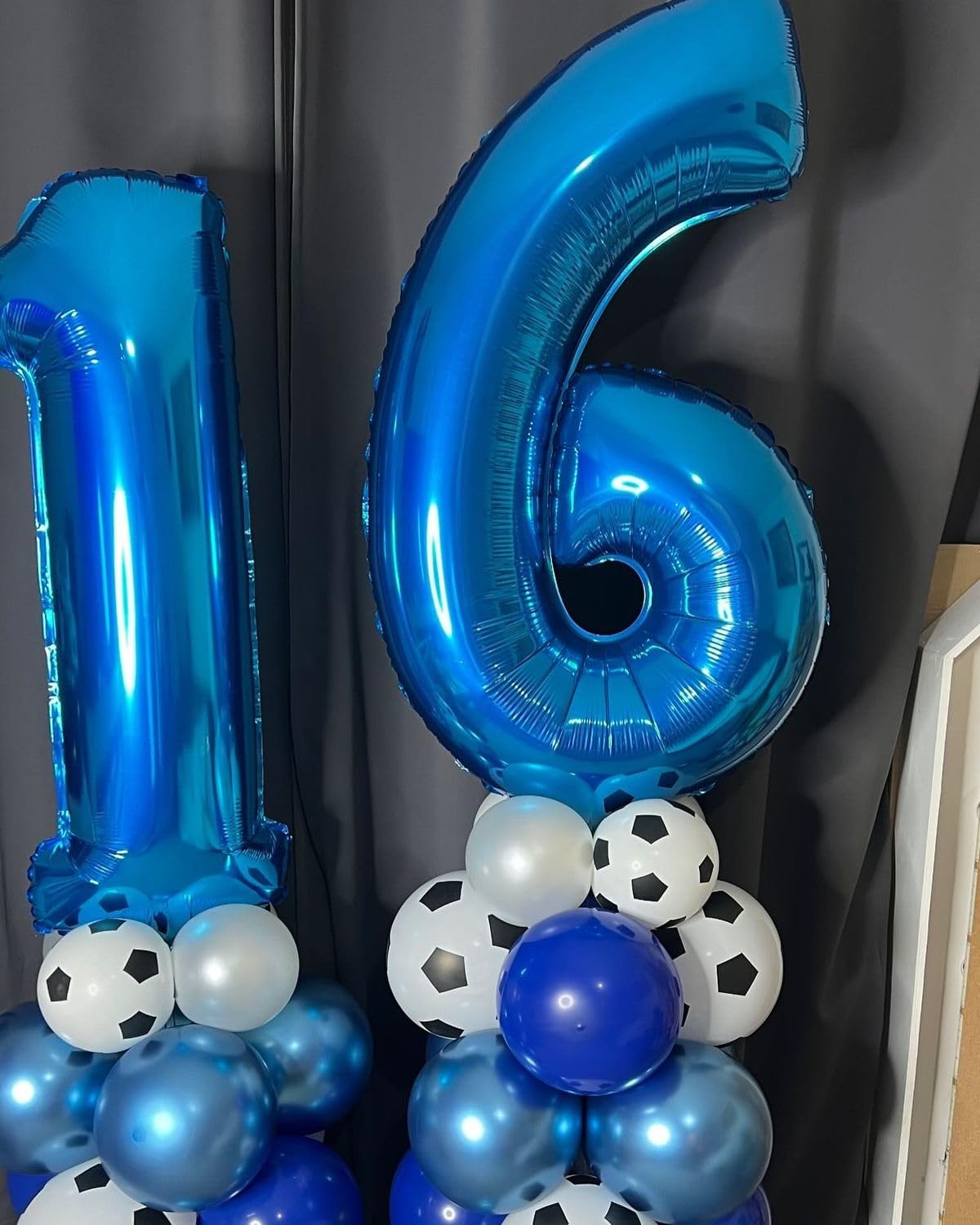 Number 26 Balloon - Dark Blue Foil Happy 26th Birthday Balloon | 40-Inch Large Size for Celebrations