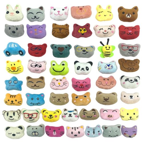 Gadmexily 50 PCS Random Mini Stuffed Animal Plush Toys Set, Cute Small Stuffed Toy for Classroom Treasure Box Toys Prize Party Favors, For Claw Machine Prizes Goodie Bag Filler Carnival Birthday Party