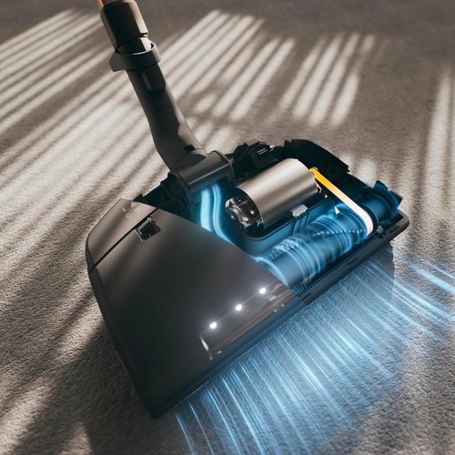 Miele Original SEB 236 Electro Premium Floorbrush - Motorized Extra-Wide Head for Deep Cleaning All Carpets