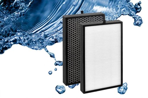 2 Pack KJ350G Replacement Filter for TOSOT Air Purifier, 3 Stage Filter, H13 True Hepa with High efficiency Activated carbon and Pre-Filter