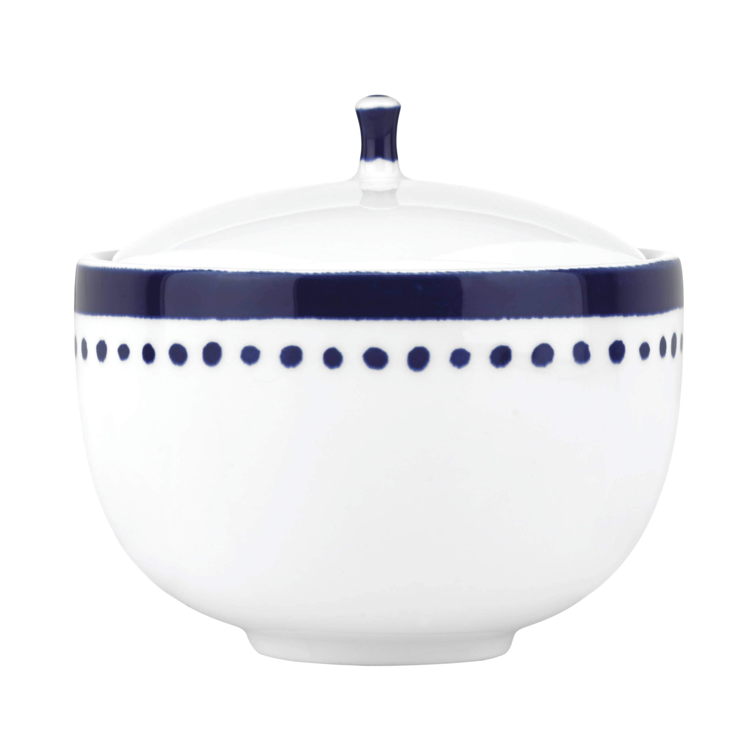 kate spade new york Charlotte Street 4-Piece Tidbit Plate, 1.75 LB, Blue