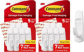 Command Large Utility Hooks - 14 Hooks, 24 Strips | Damage-Free Organization Solution