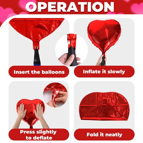 Valentines Red Pink White Balloons Arch Garland Kit, Valentine's Day Love Balloons Red Pink Heart Balloons for Women Girls Romantic Valentine Galentines Day Birthday Bridal Shower Party Decorations