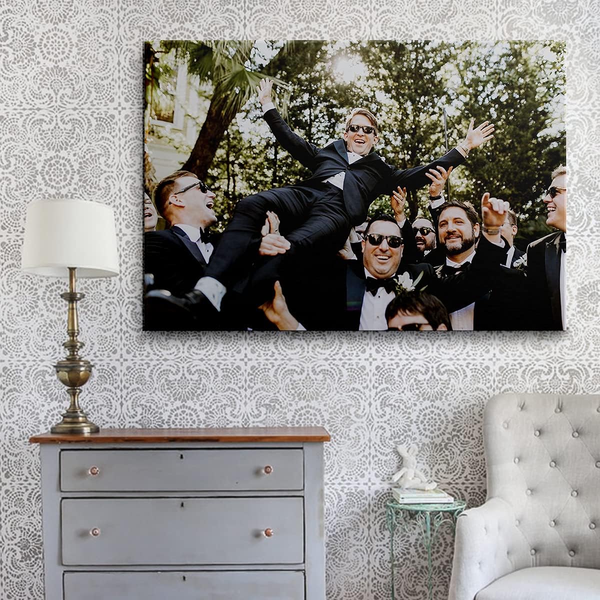 Skiennix Framed Canvas Prints - Personalized Photo Wall Art for Unique Home Decor
