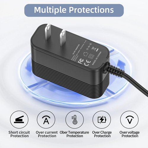 Charger for INSE Cordless Vacuum Cleaner, Replacement Charger Compatible with INSE N5S N5 N500 N550 N560 N570 N6 N6S N600 N650 N660 N670 V70 Cordless Vacuum Cleaner Power Cord