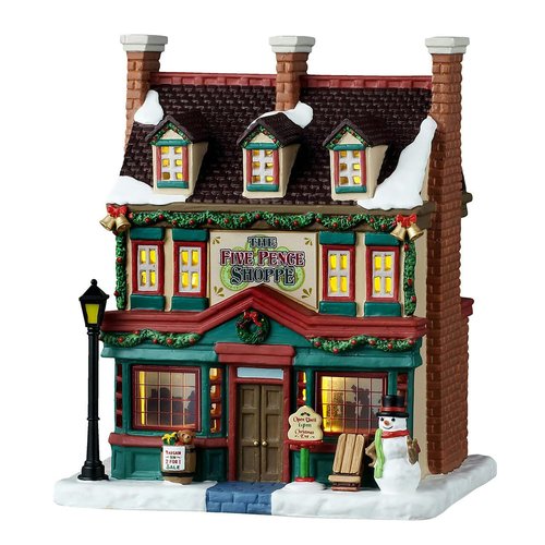 Lemax The Five Pence Shoppe, Lighted Buildings, #55344