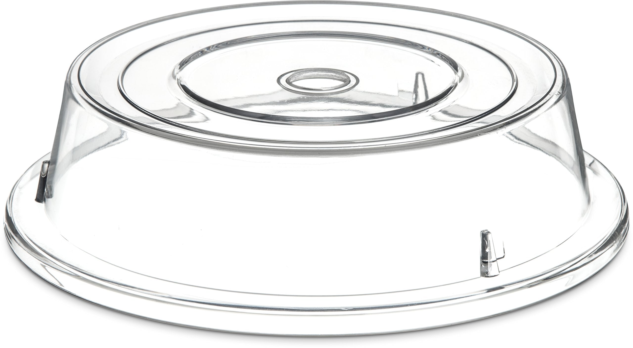 Carlisle FoodService Products 198907 Commercial Plastic Plate Cover, 10-3/16" to 10-1/4", Clear