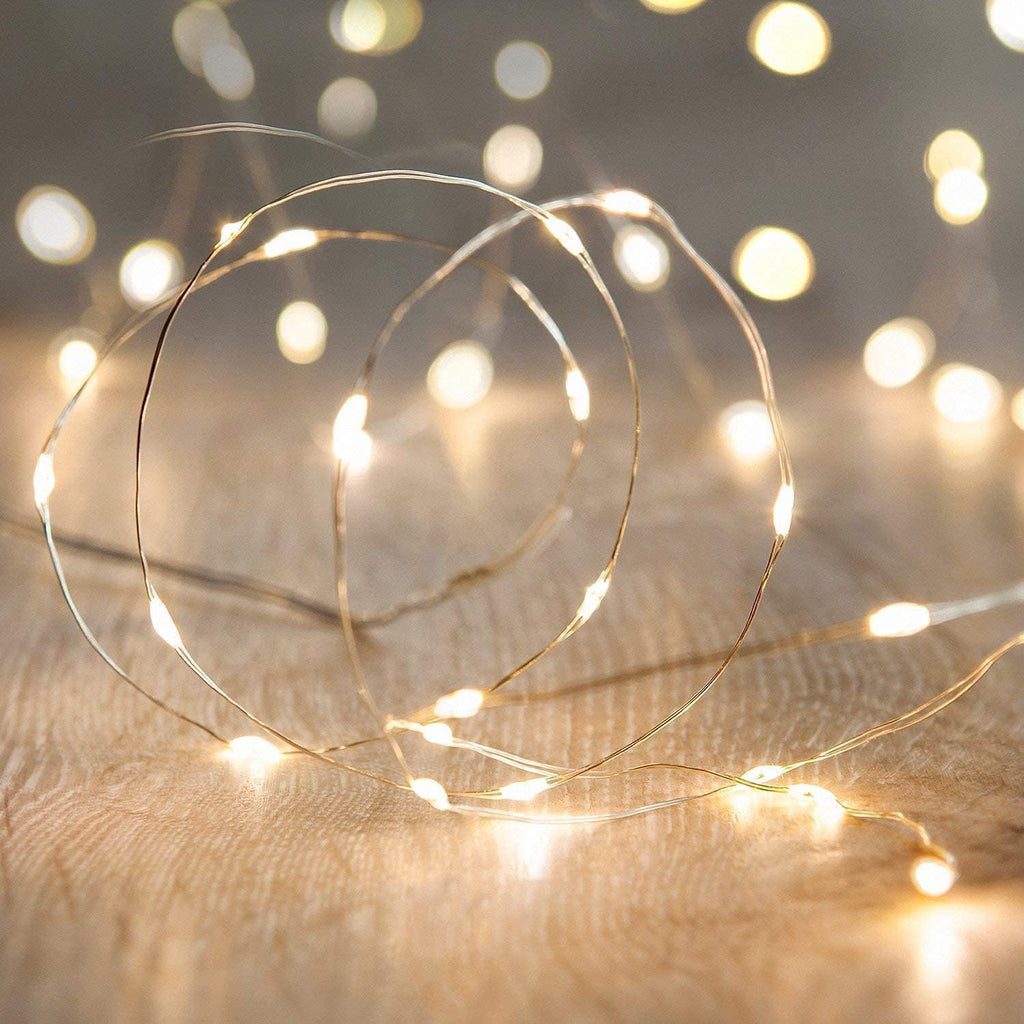 ANJAYLIA Fairy Lights - 16.5Ft Battery Operated LED String Lights for Home, Party & Wedding Decor | Warm White