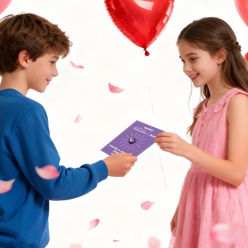 Tyalfrich Valentines Day Cards for Kids School - Valentines Day Gifts for Kids Classroom, 24 Valentine Cards, Valentine Exchange Cards for Boys Girls Toddler School Class Party Favors