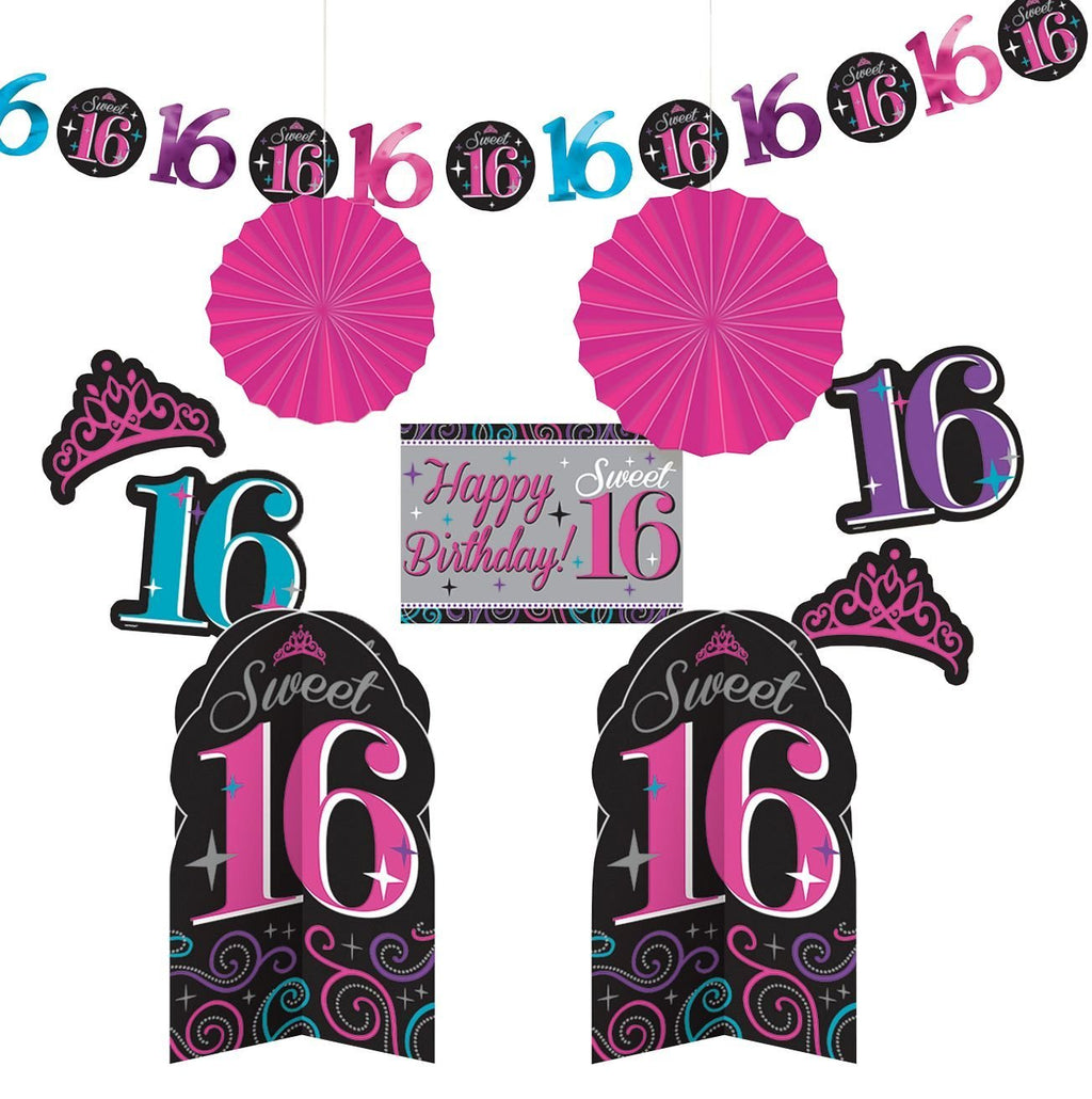 Room Decorating Kit | Sweet Sixteen Collection | Birthday