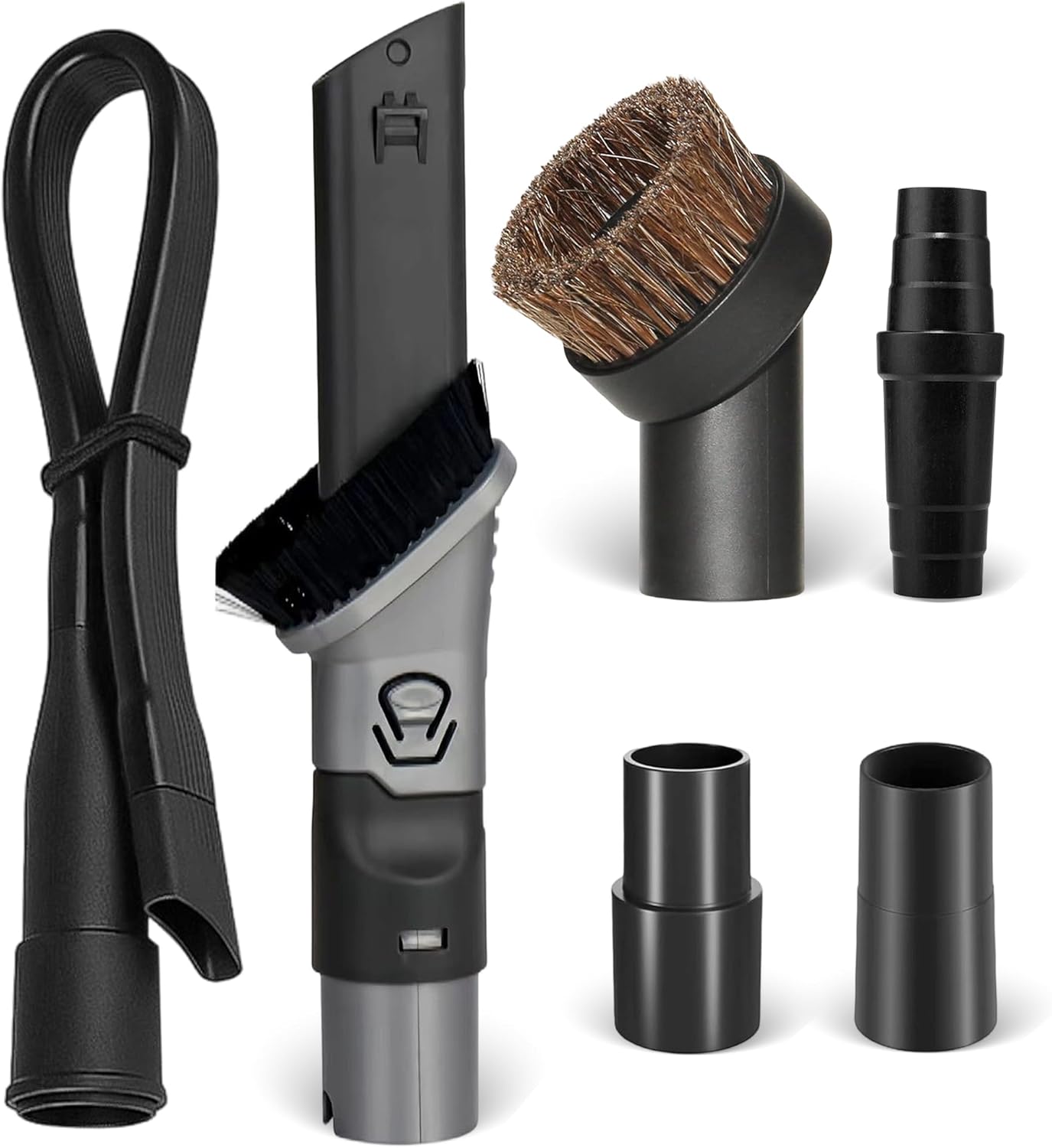 Shark | 6PCS Vacuum Cleaner Attachments - 2-in-1 Crevice & Dusting Brush Combo for HV322, HV320, NV600