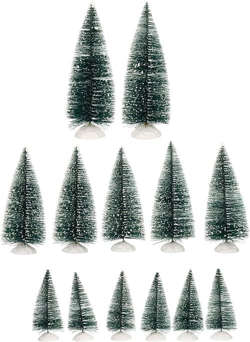 Mark Feldstein & Associates Winter Village LED Tea Light Set - 31-Piece Porcelain Christmas Figurines