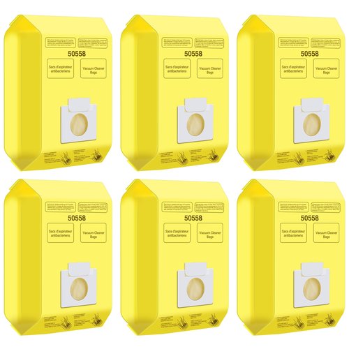 6 Pack Vacuum Cleaner Bags Fit for Kenmore Canister Type C/Q 5055 50555 50557 50558 and Pana·sonic Type C-5 C-18, 200 Series, 400 Series, 600 Series, 700 Series, 800 Series Vacuum By Improvedhand