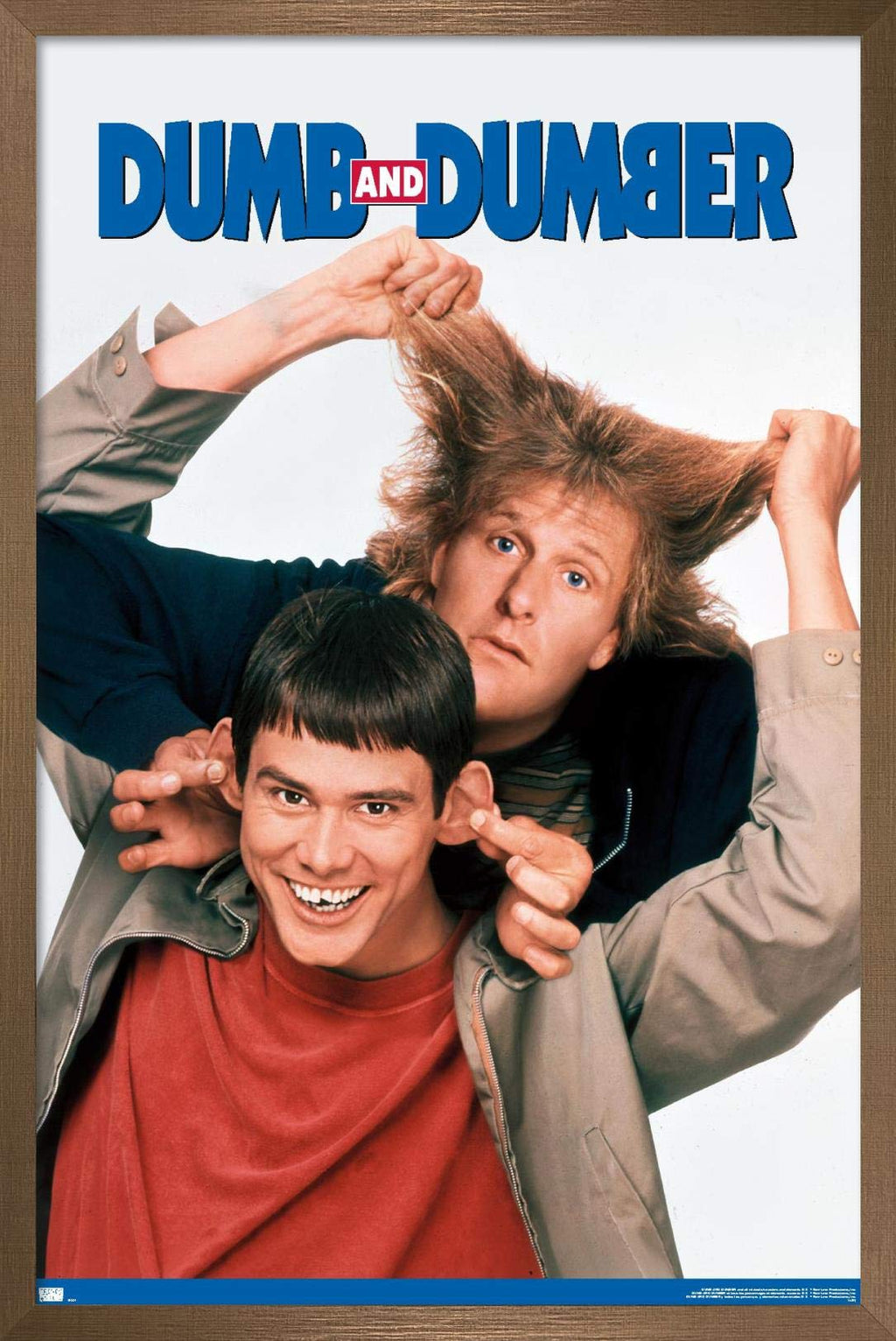 Trends International Dumb and Dumber - Together Wall Poster, 22.375" x 34", Bronze Framed Version