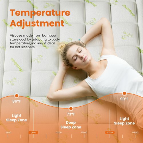 DUMOS King Size Ultra Soft Mattress Topper, Viscose Derived from Bamboo, Pillow Top Mattress Pad with Stretchable Pockets, Breathable Cooling Topper for Back Pain Relief