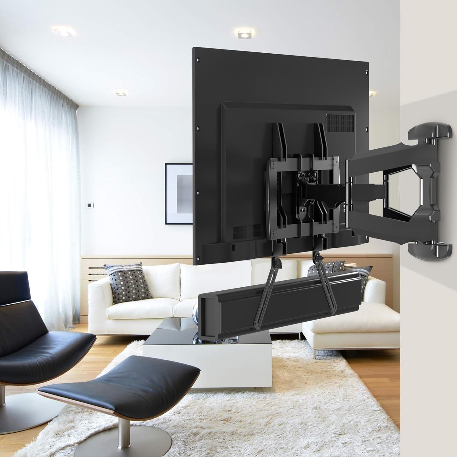 XINLEI Universal Sound Bar Mount | Fits 23-65 Inch TVs | Securely Holds Up to 22 lbs